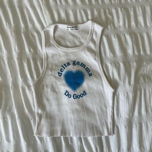 Delta Gamma Cropped Tank